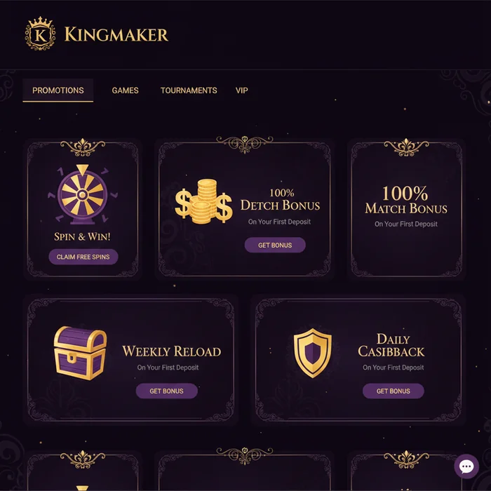Kingmaker Casino Bonus